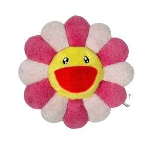 Takashi Murakami Pink Flower Cushion Pillow Plush 30cm Complexcon Kaikai Kiki